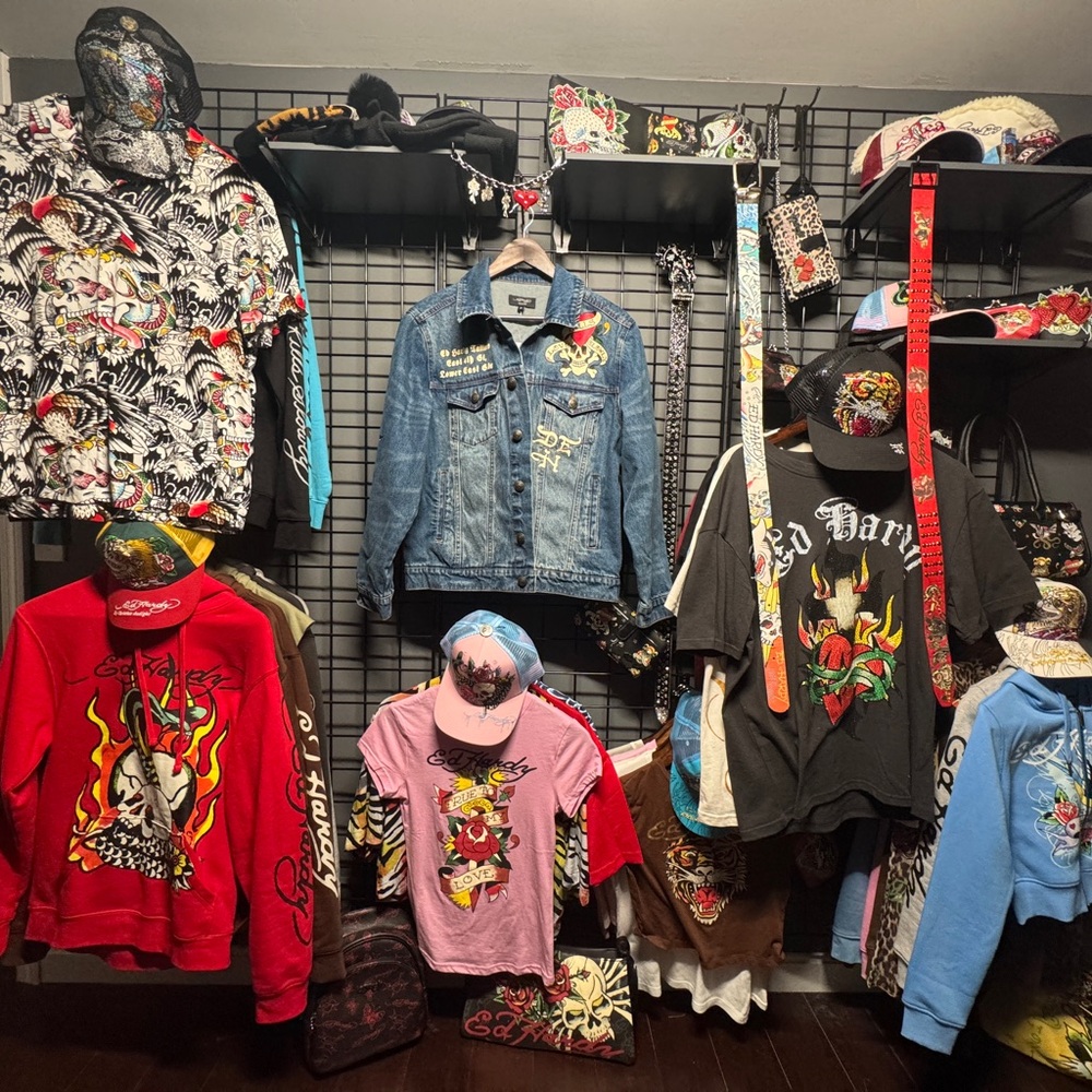 Ed Hardy Multicolor Bomber Jacket